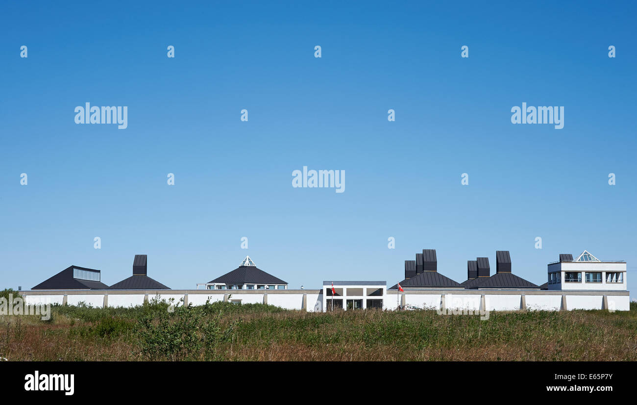 Skagen Odde Centro Natura, Danimarca progettati dall'architetto danese Jørn Utzon Foto Stock