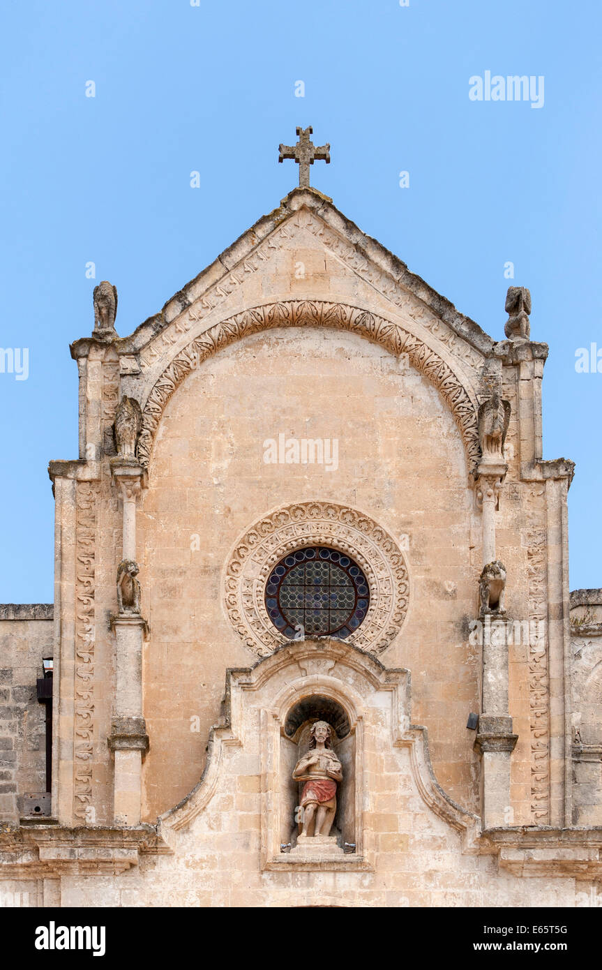 Chiesa di San Giovanni Battista, Matera, Italia Foto Stock