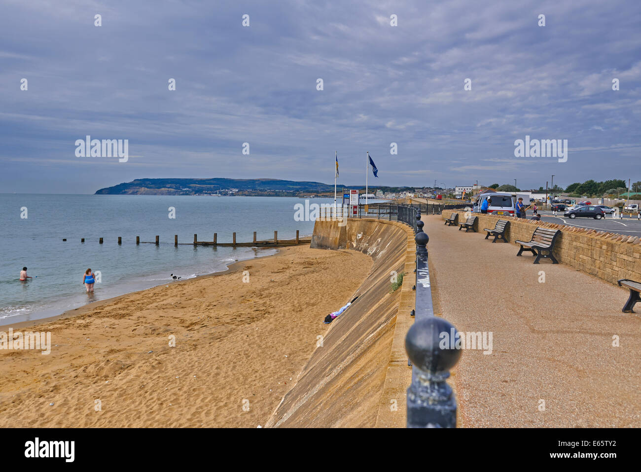 L'Isola di Wight noto agli antichi romani come Vectis, è un County e la più grande isola dell'Inghilterra Foto Stock