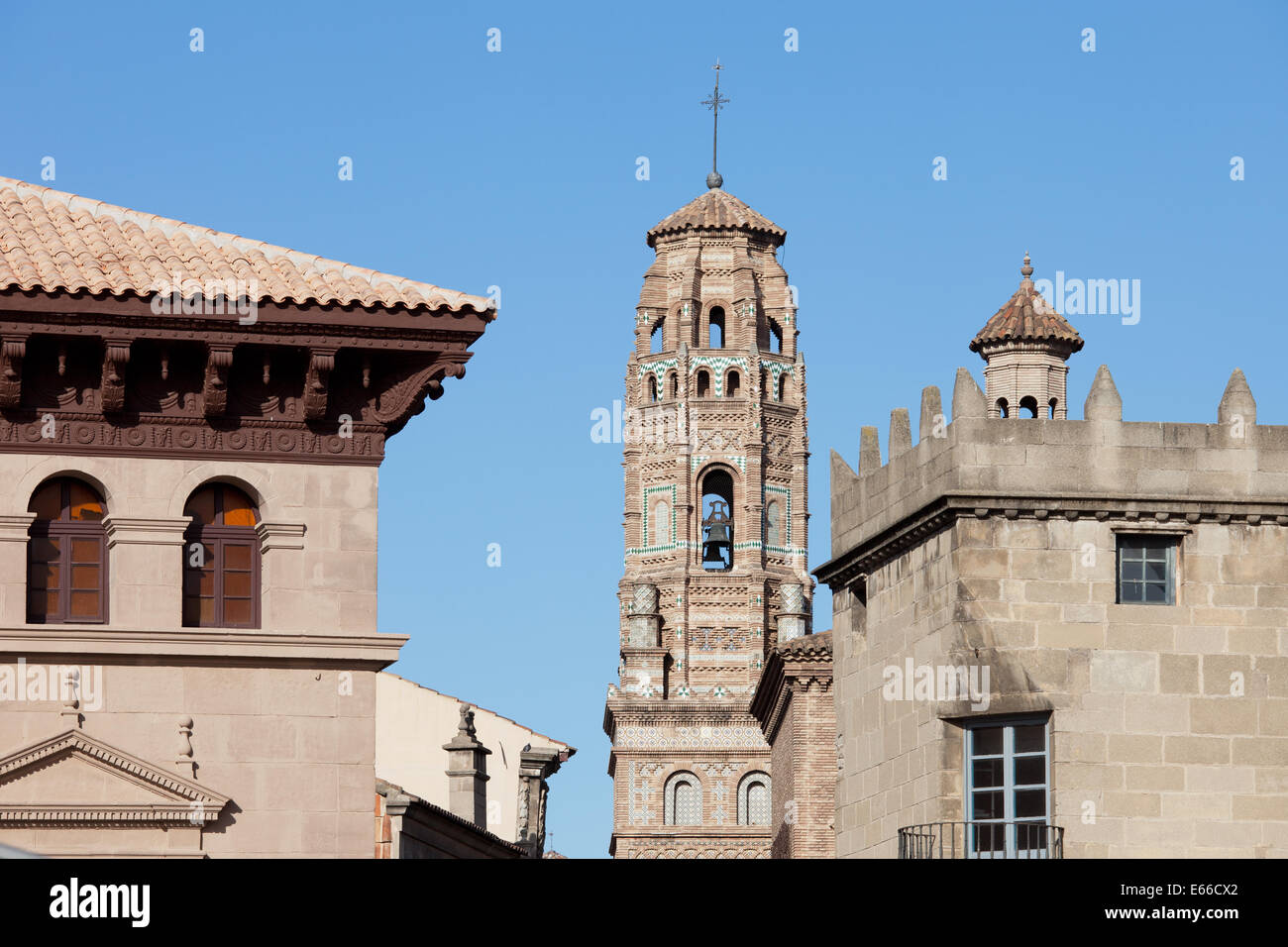 Il Poble Espanyol - Villaggio Spagnolo a Barcellona, in Catalogna, Spagna. Foto Stock