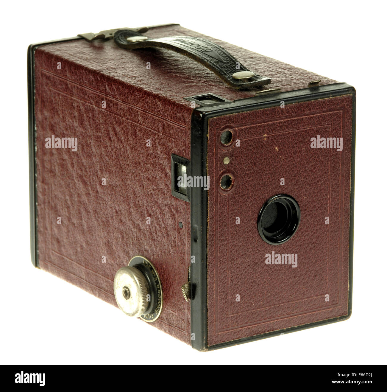 Kodak No2 Brownie box camera per 120 pellicole in rotoli. Foto Stock