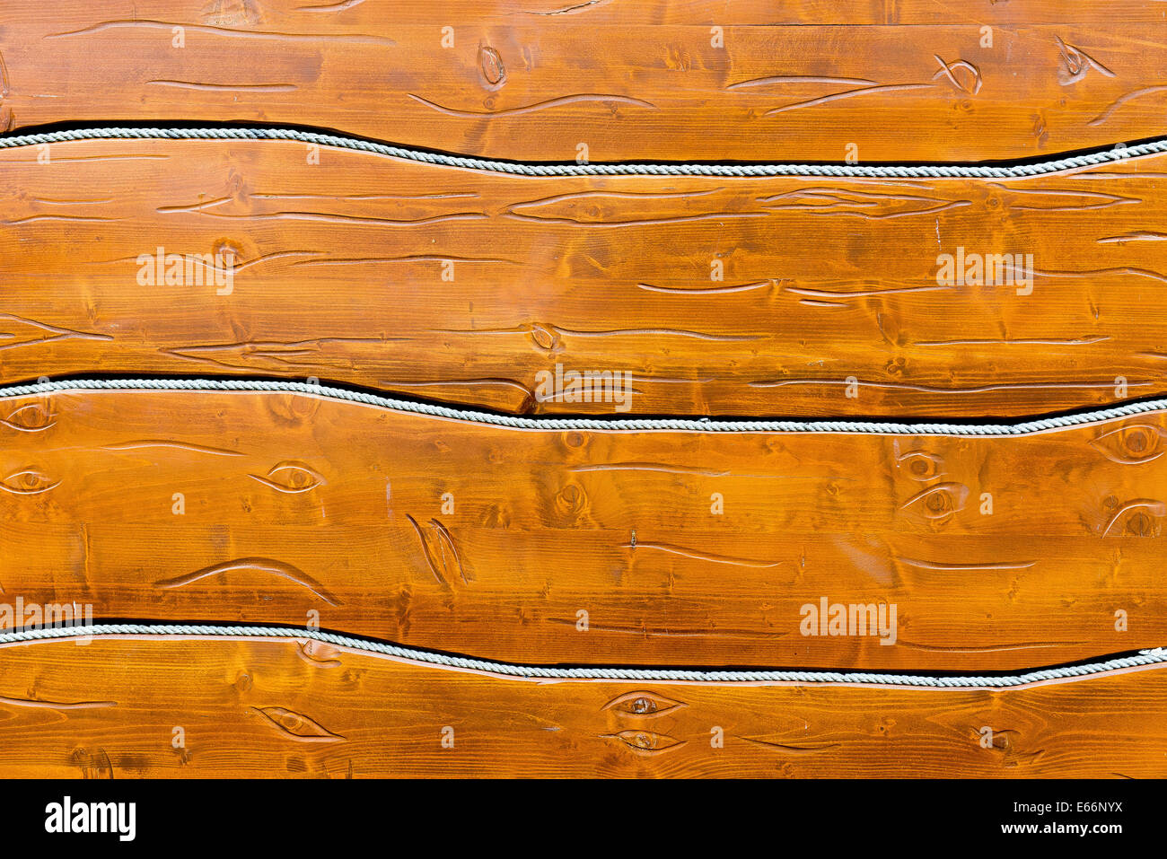 Sfondo di legno, posizionato orizzontalmente e schede di corda Foto Stock Sfondo di legno, posizionato orizzontalmente e schede di corda Foto Stock