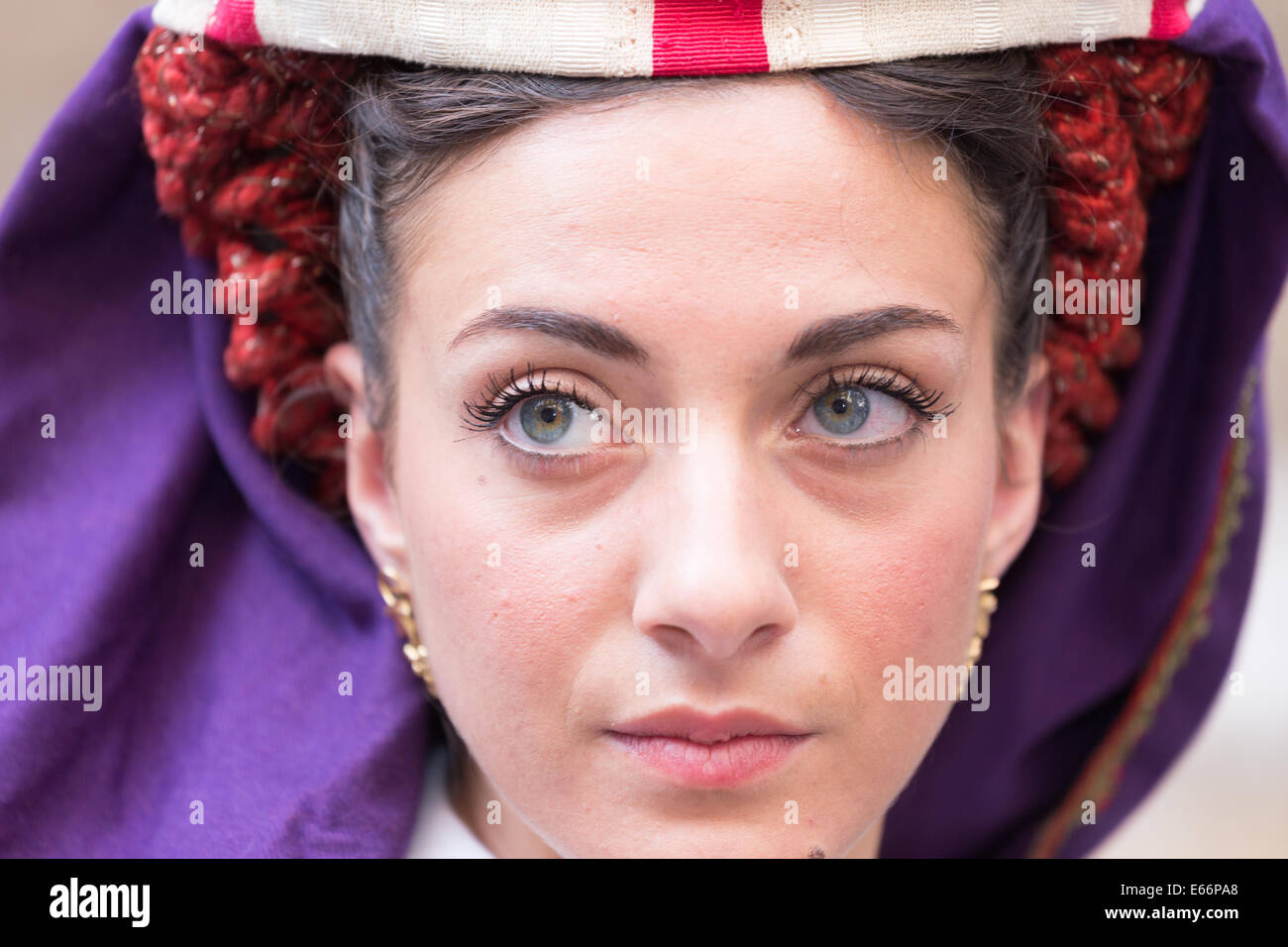 La ragazza da Scanno Foto Stock