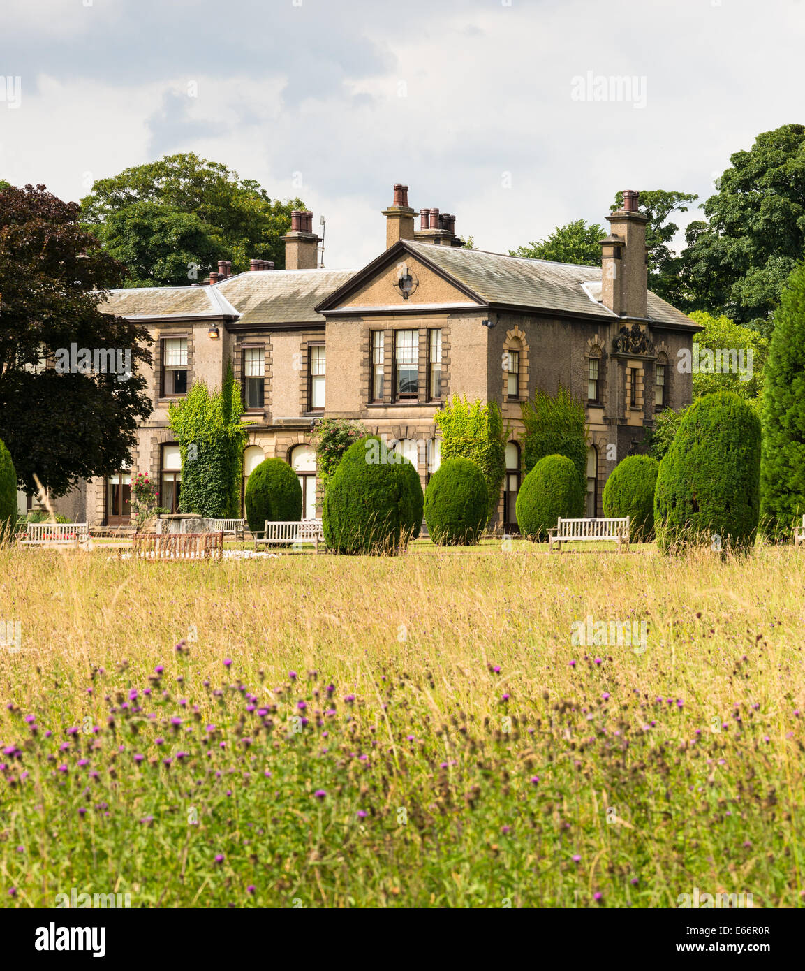 Lotherton Hall, vicino a Leeds, West Yorkshire, Inghilterra, Regno Unito Foto Stock