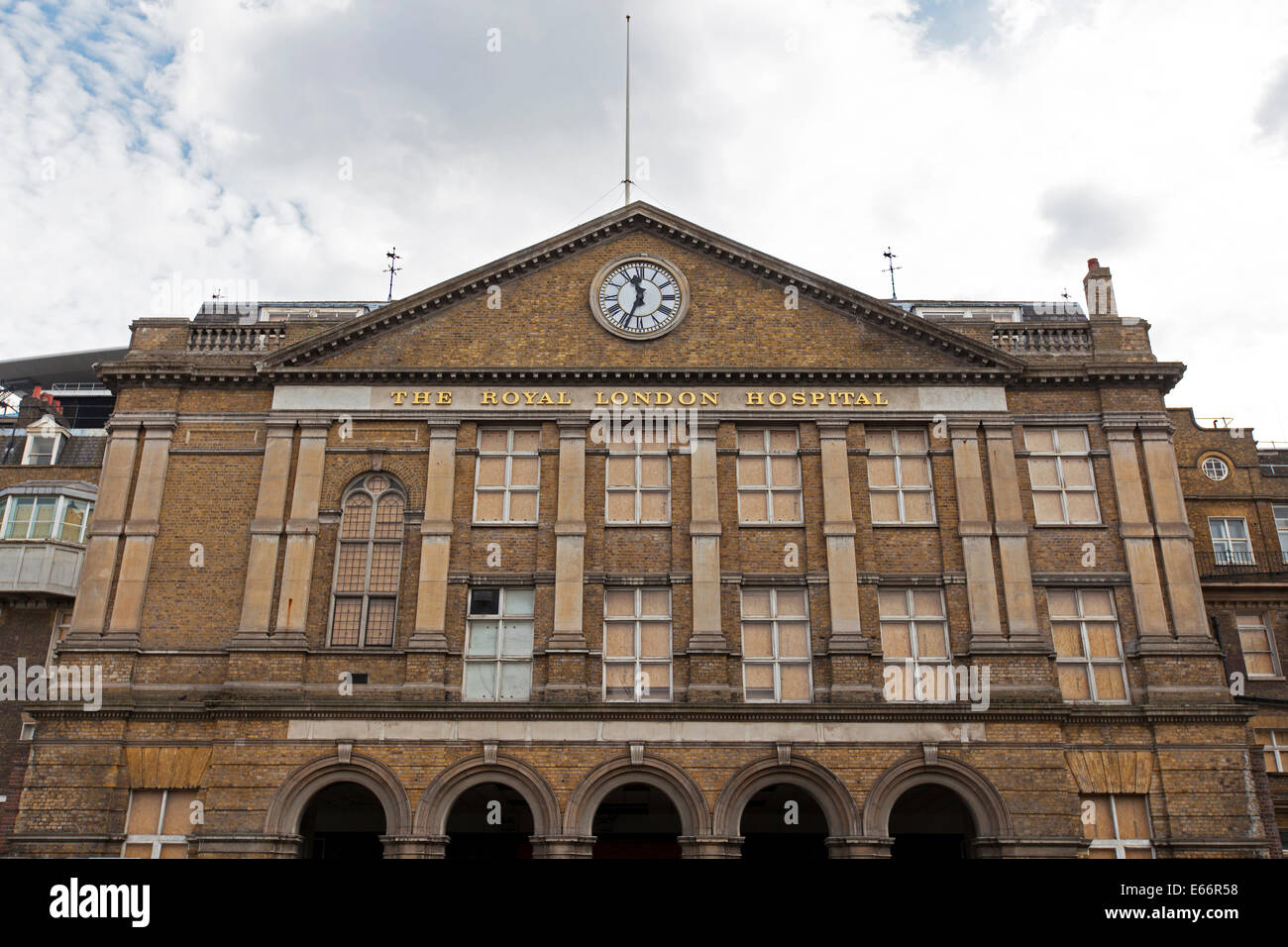 Whitechapel, UK. 16 Ago, 2014. Il Royal Hospital di Londra, Whitechapel, London, England, Regno Unito Credito: Simon Balson/Alamy Live News Foto Stock