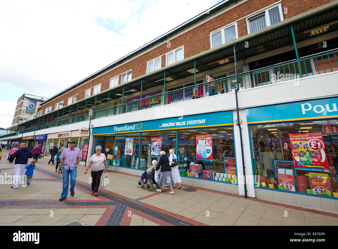 Corporation Street Corby Northamptonshire REGNO UNITO Foto Stock