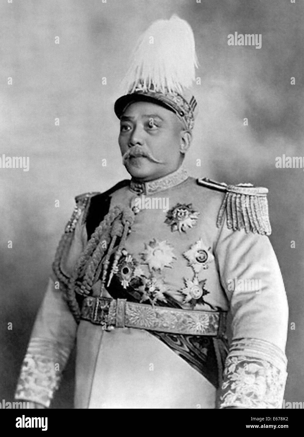 Yuan Shikai (1859-1916), primo Presidente della Repubblica di Cina dal 1912 fino al 1916. Foto Stock