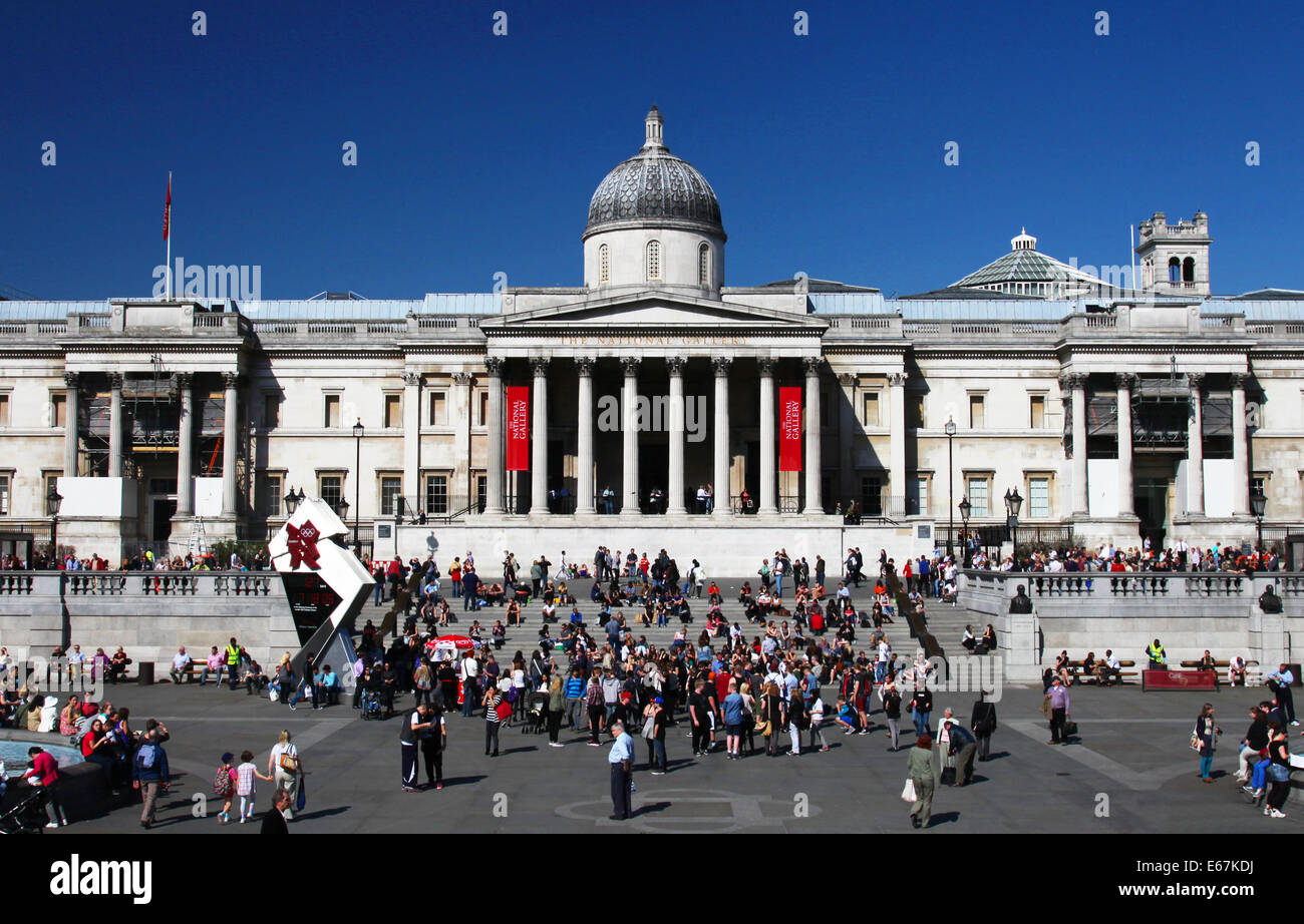 La National Gallery di Londra Foto Stock