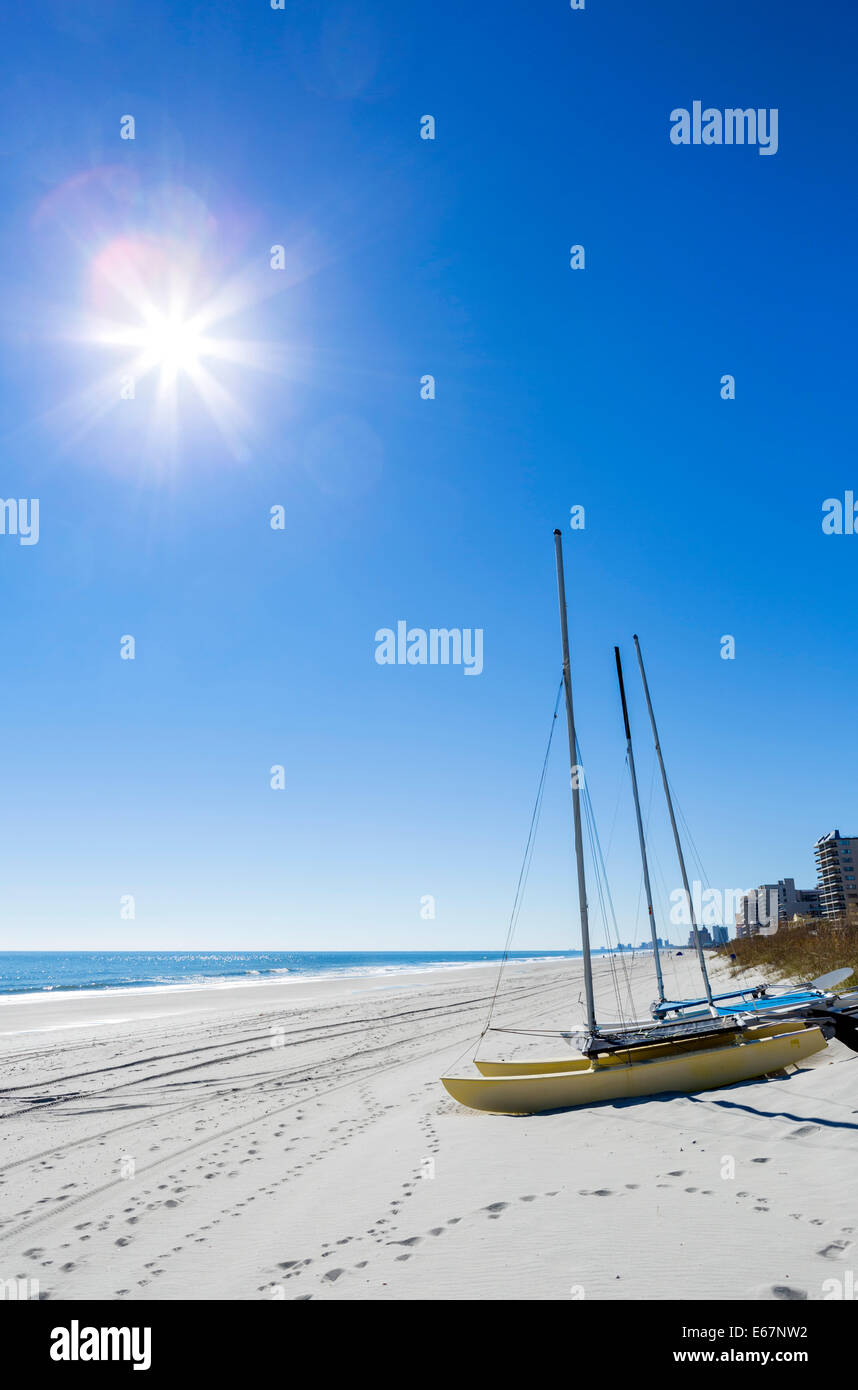 L'estremità nord di Myrtle Beach, Carolina del Sud, STATI UNITI D'AMERICA Foto Stock