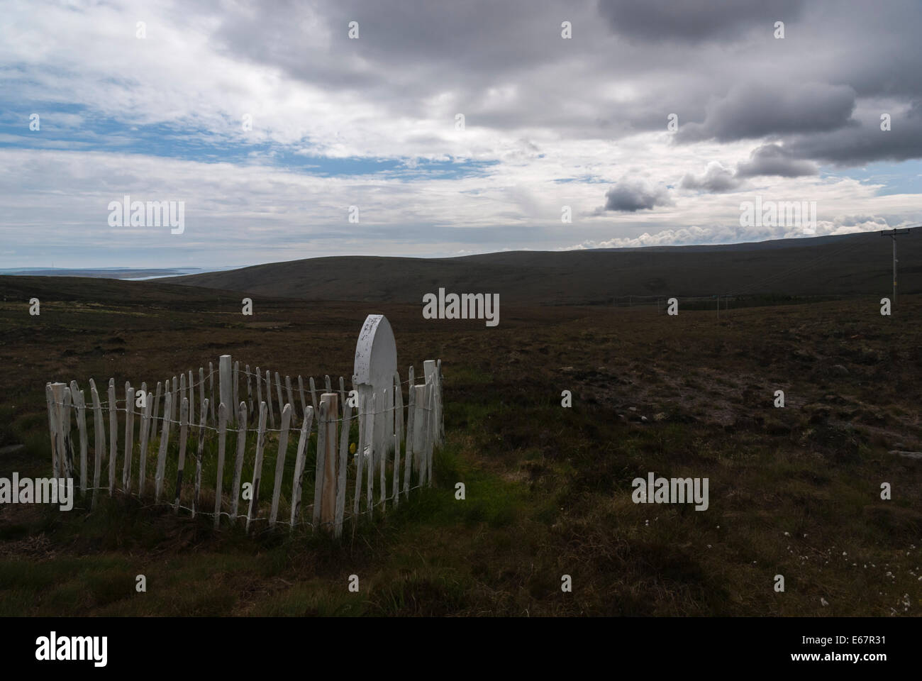 La tomba isolate in Scozia, Betty Corigall, su Hoy, isole Orcadi, Scozia Foto Stock
