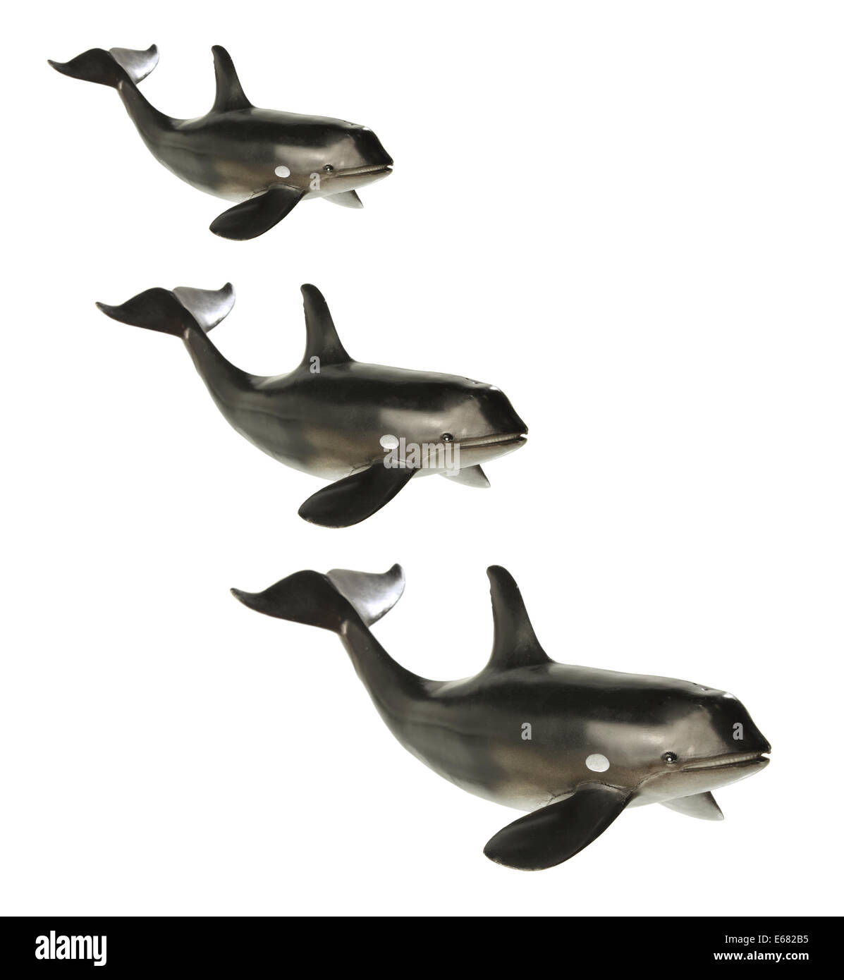 Figure di balena Foto Stock