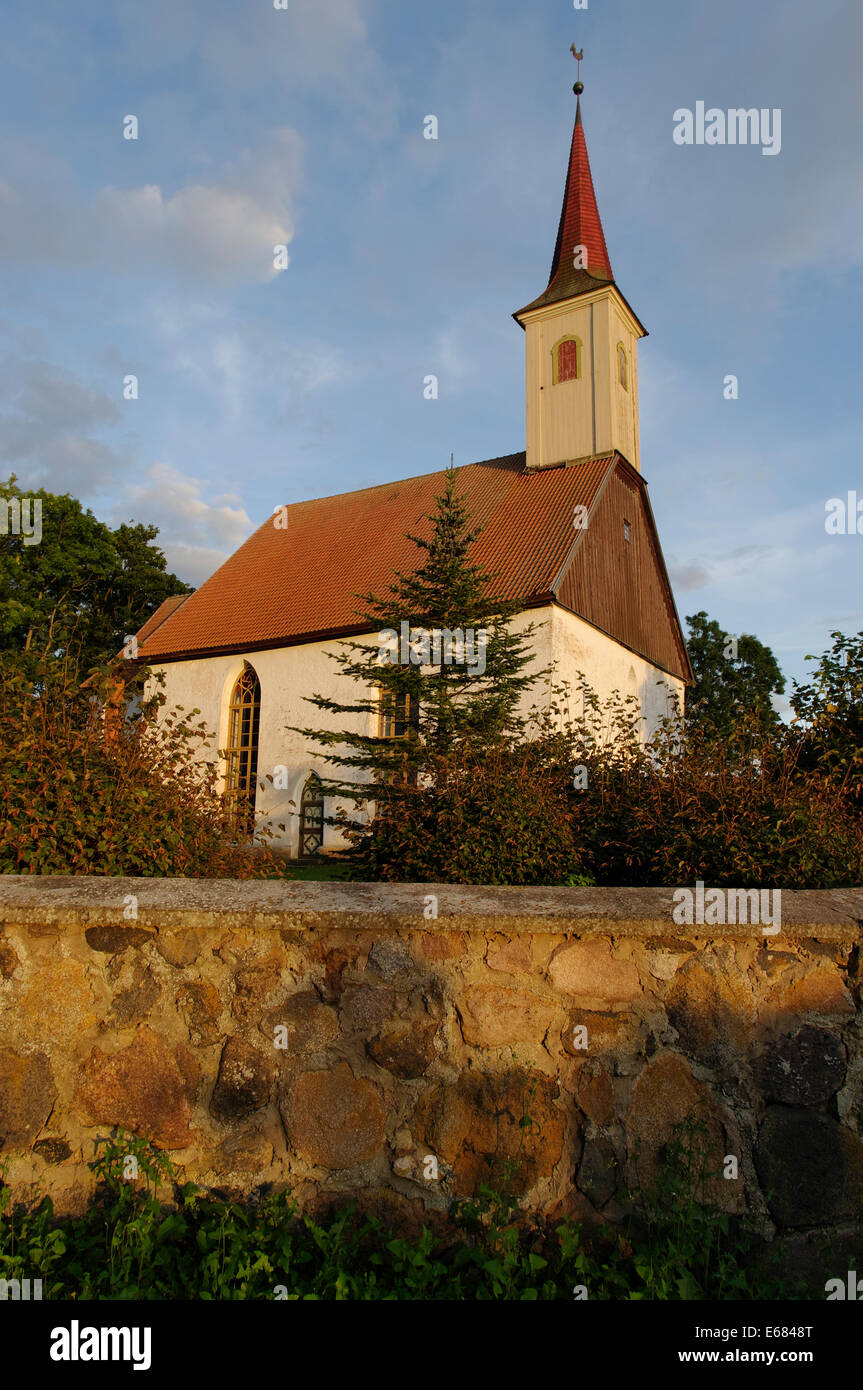 Rannu St Martin's Chiesa dell'estone di Chiesa Evangelica Luterana. Rannu parrocchia. La Contea di Tartu. Estonia Foto Stock
