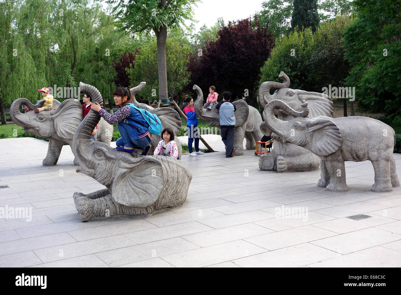 Allo Zoo di Pechino, Xicheng District, Cina Foto Stock