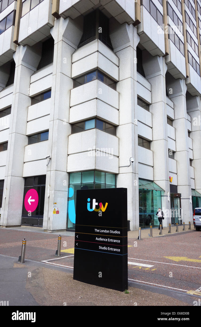 ITV London Studios di Londra, Gran Bretagna, Regno Unito Foto Stock