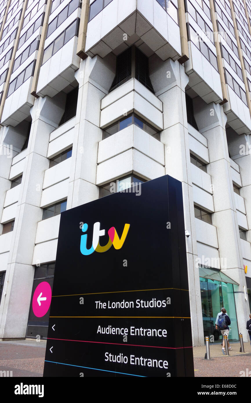 ITV London Studios di Londra, Gran Bretagna, Regno Unito Foto Stock