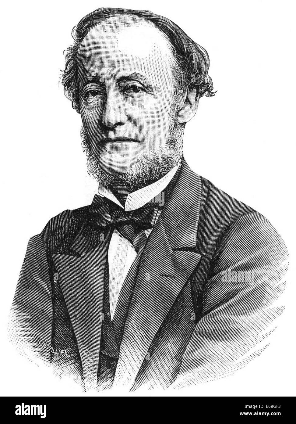 JOHN LEMOINNE (1815-1892) giornalista francese Foto Stock