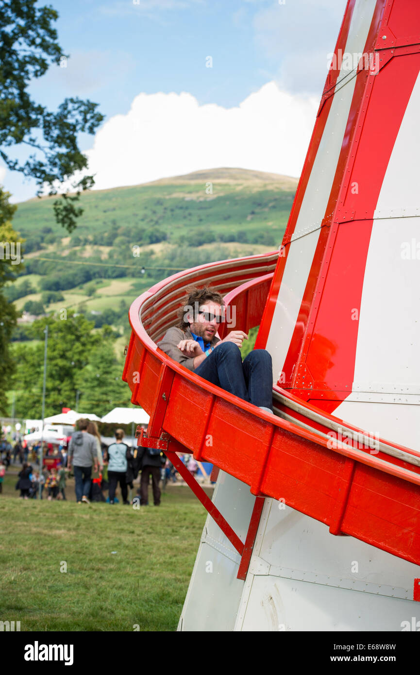 La Helter Skelter-al Green Man Festival 2014 Foto Stock