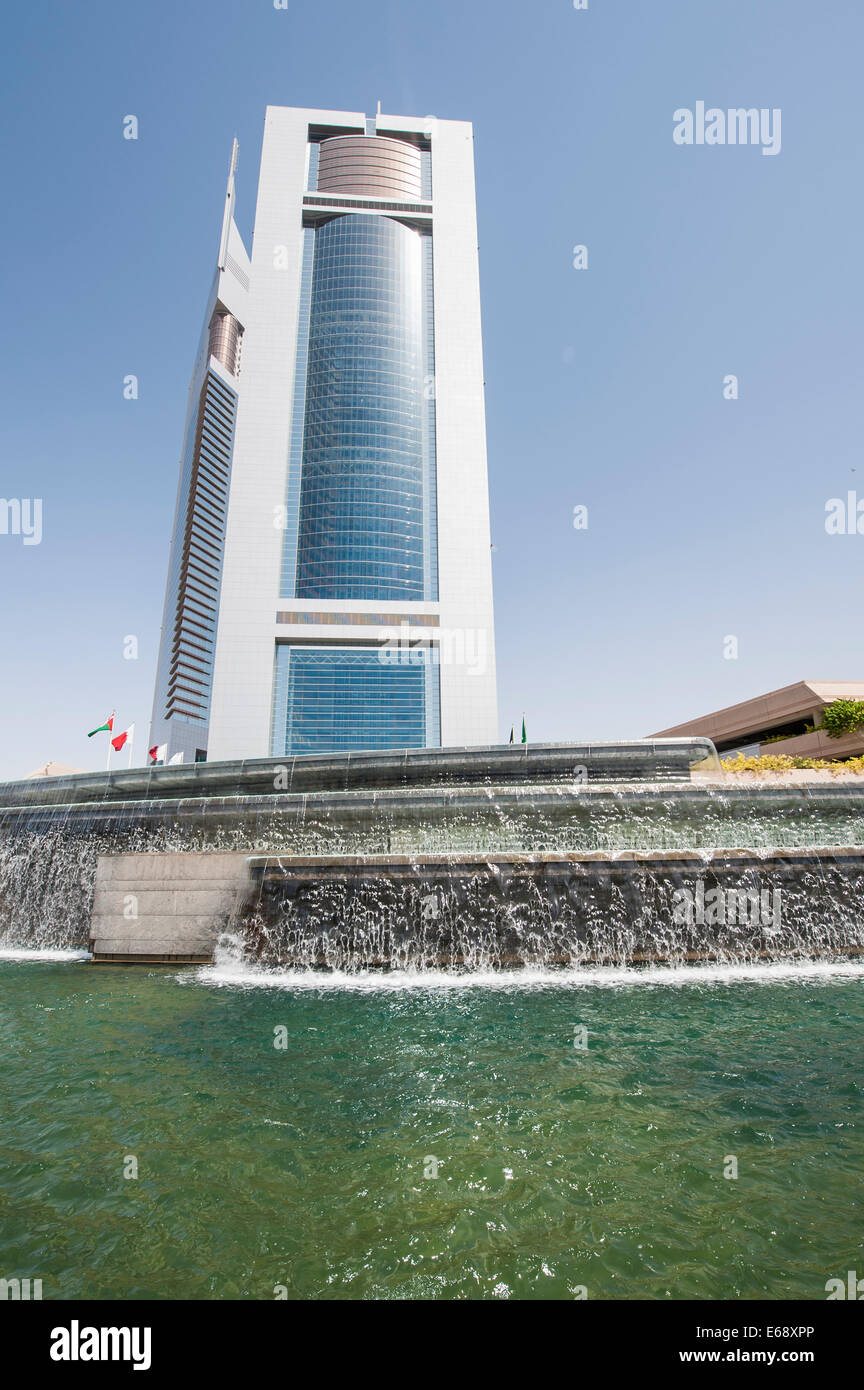 Fontana al Jumeirah Emirates Towers Hotel Dubai, Emirati Arabi Uniti EMIRATI ARABI UNITI. Foto Stock
