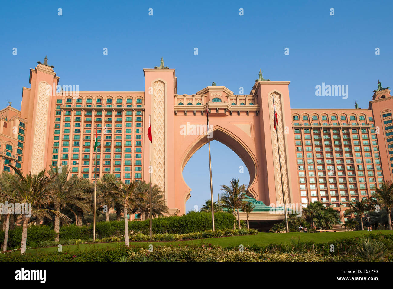 Atlantis Palm Hotel & Resort Palm Jumeirah island Dubai Emirati Arabi Uniti EMIRATI ARABI UNITI. Foto Stock