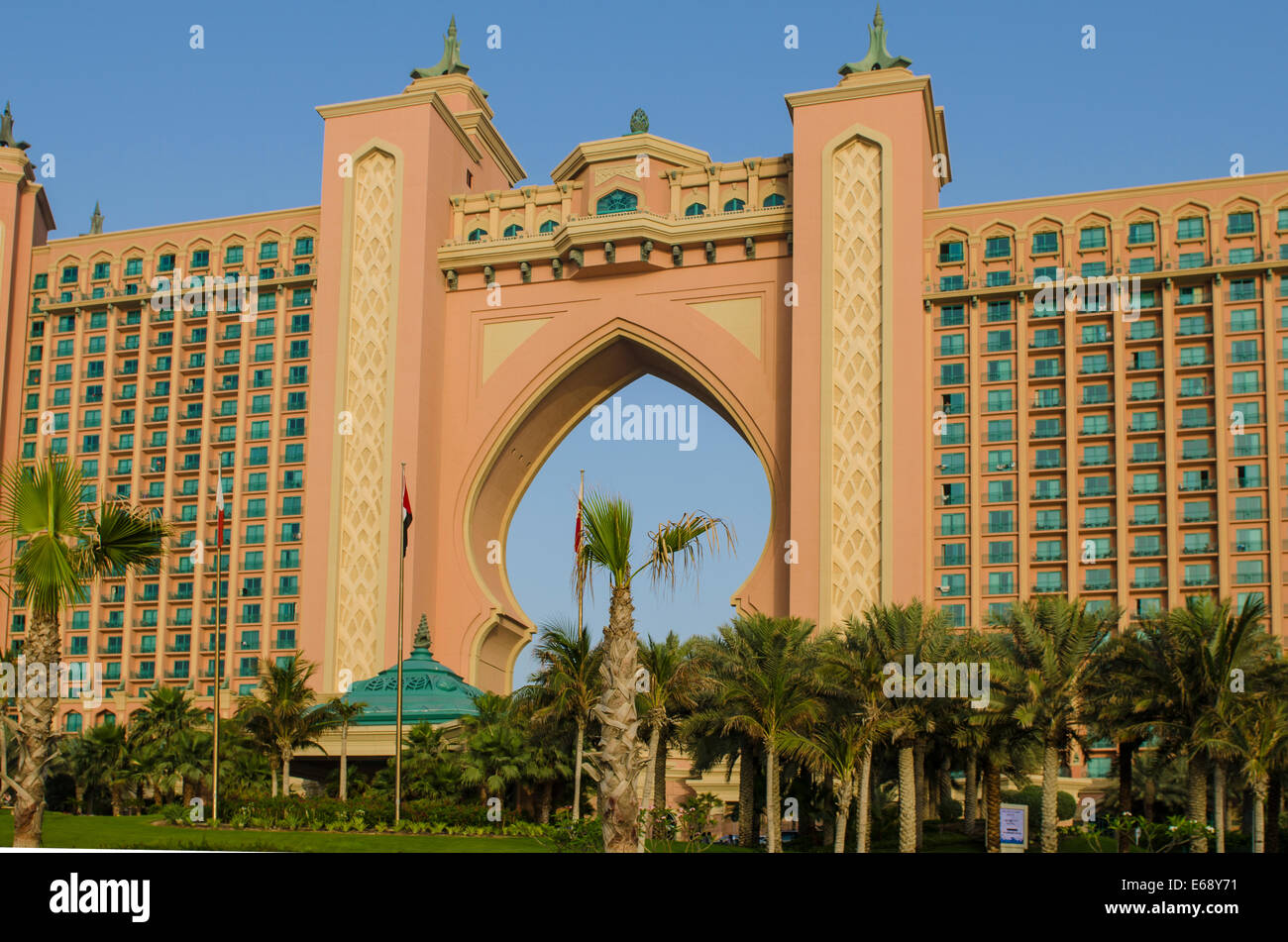 Atlantis Palm Hotel & Resort Palm Jumeirah island Dubai Emirati Arabi Uniti EMIRATI ARABI UNITI. Foto Stock