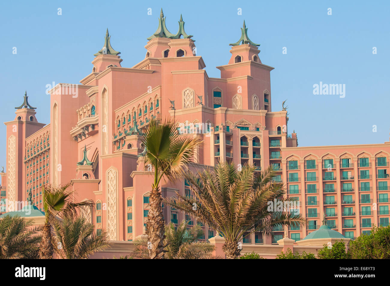 Atlantis Palm Hotel & Resort Palm Jumeirah island Dubai Emirati Arabi Uniti EMIRATI ARABI UNITI. Foto Stock