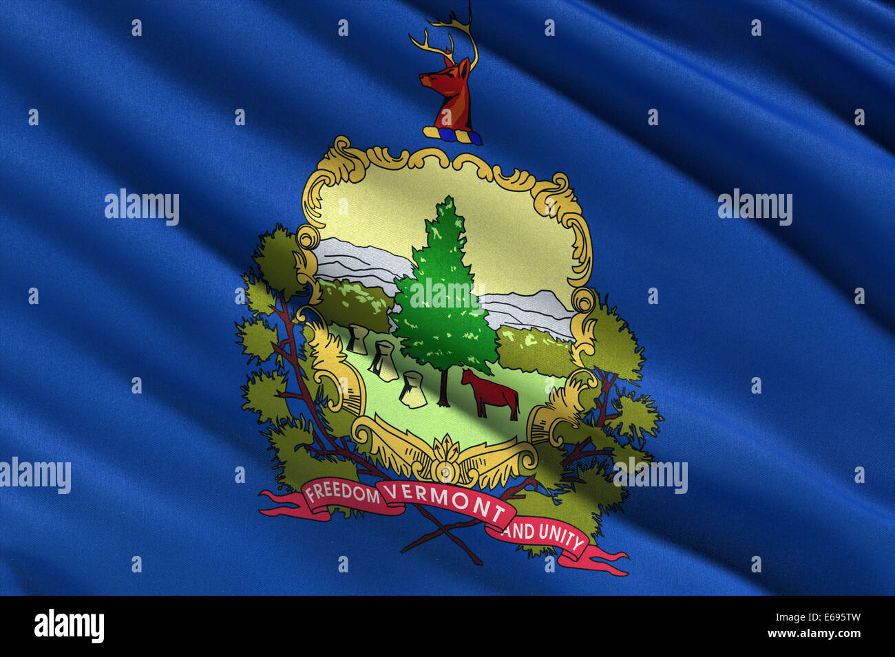 Bandiera del Vermont Foto Stock