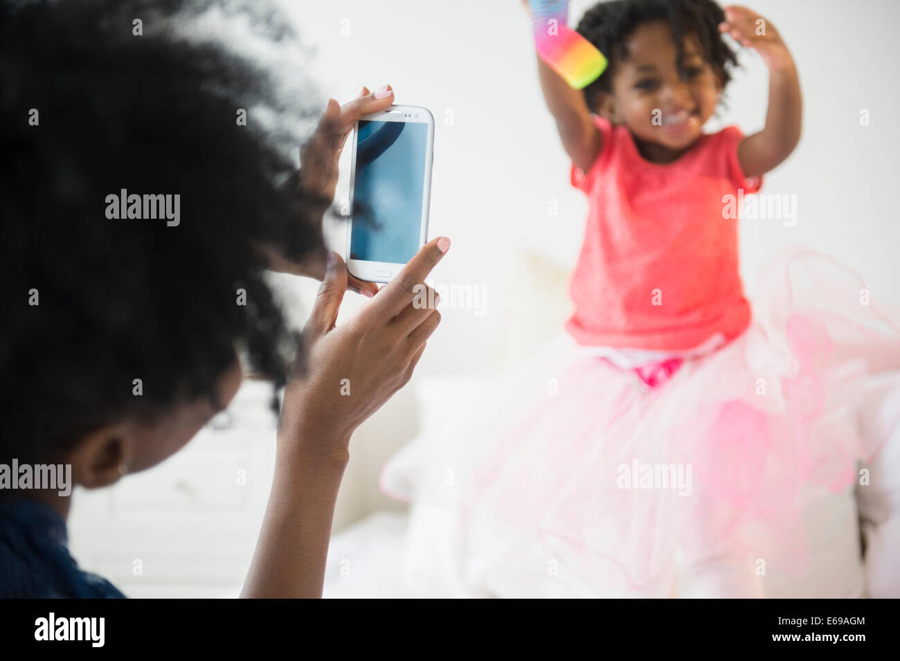 Madre figlia di fotografia Foto Stock