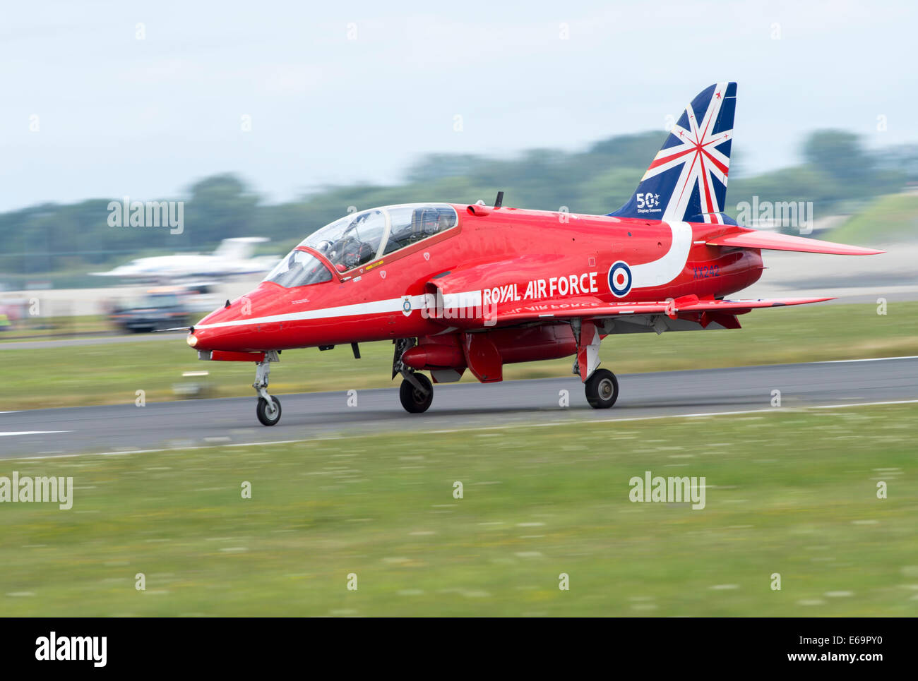 Royal International Air Tattoo 2014, Freccia Rossa taxying Foto Stock