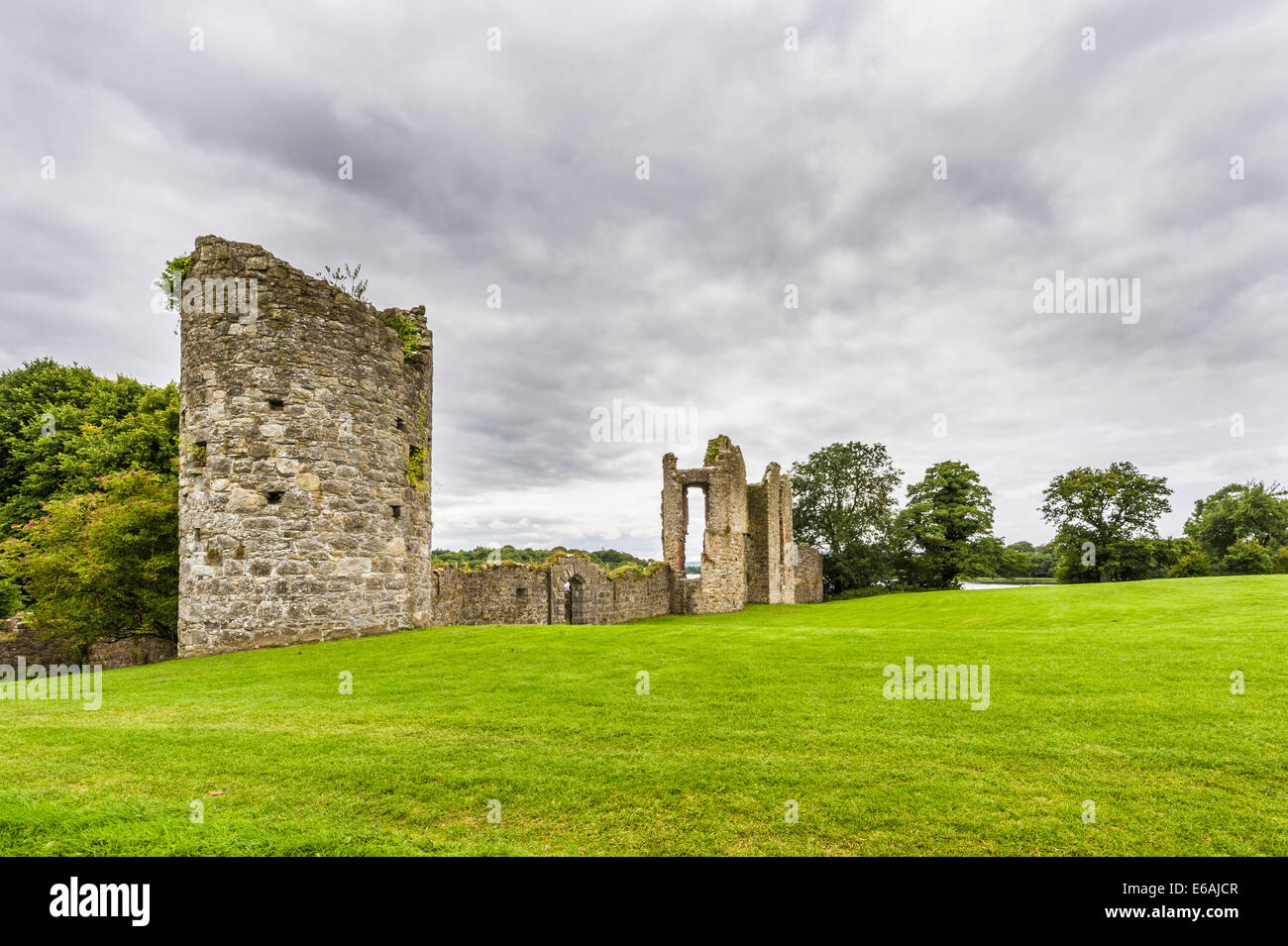 Crom Castello, Co Fermanagh, Irlanda del Nord Foto Stock