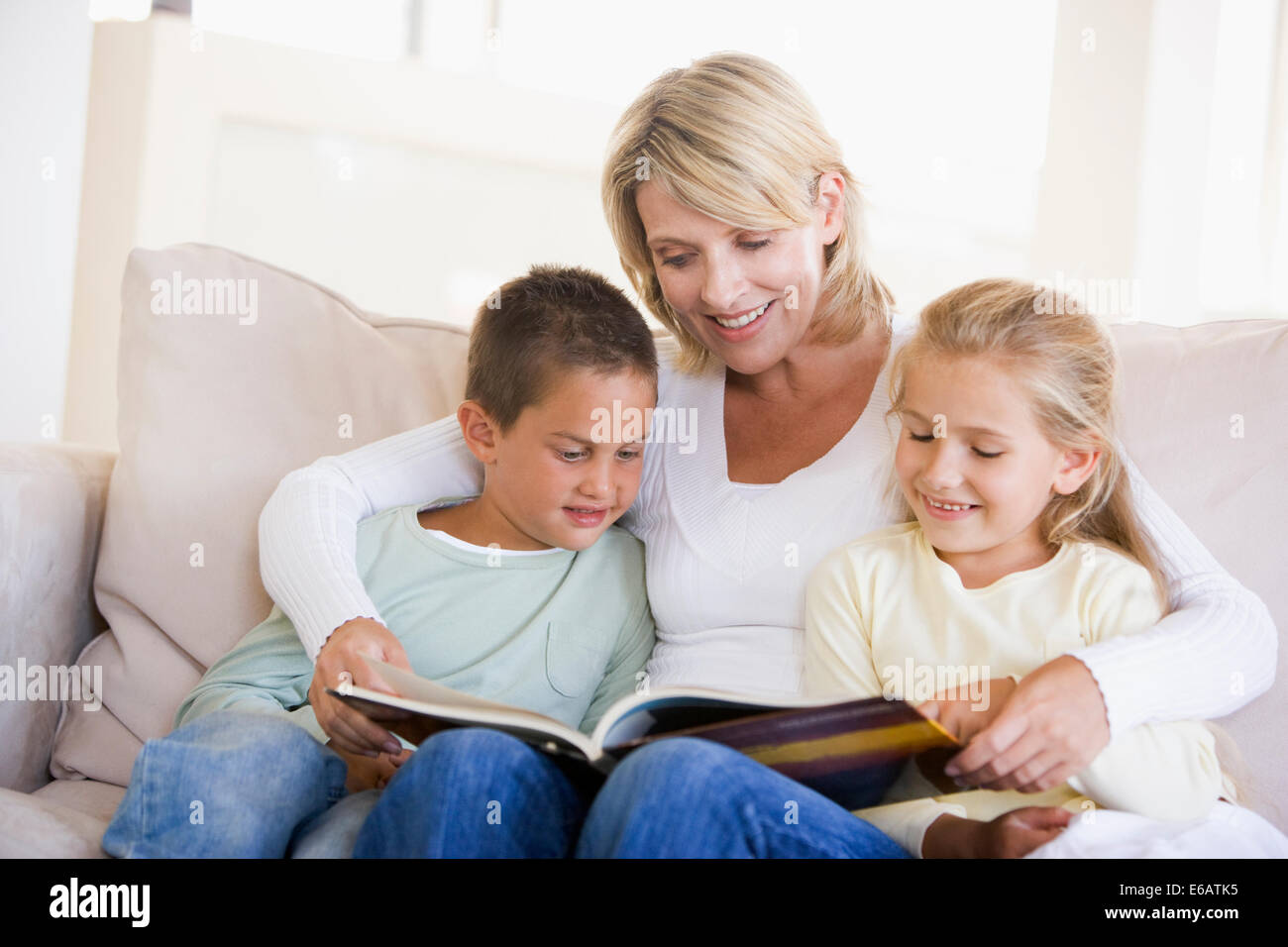 Madre,storytelling Foto Stock