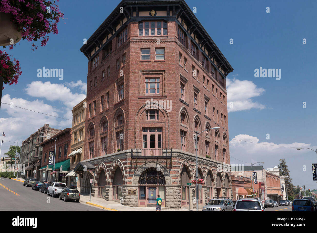 Architettura storica in Helena, Montana, USA Foto Stock