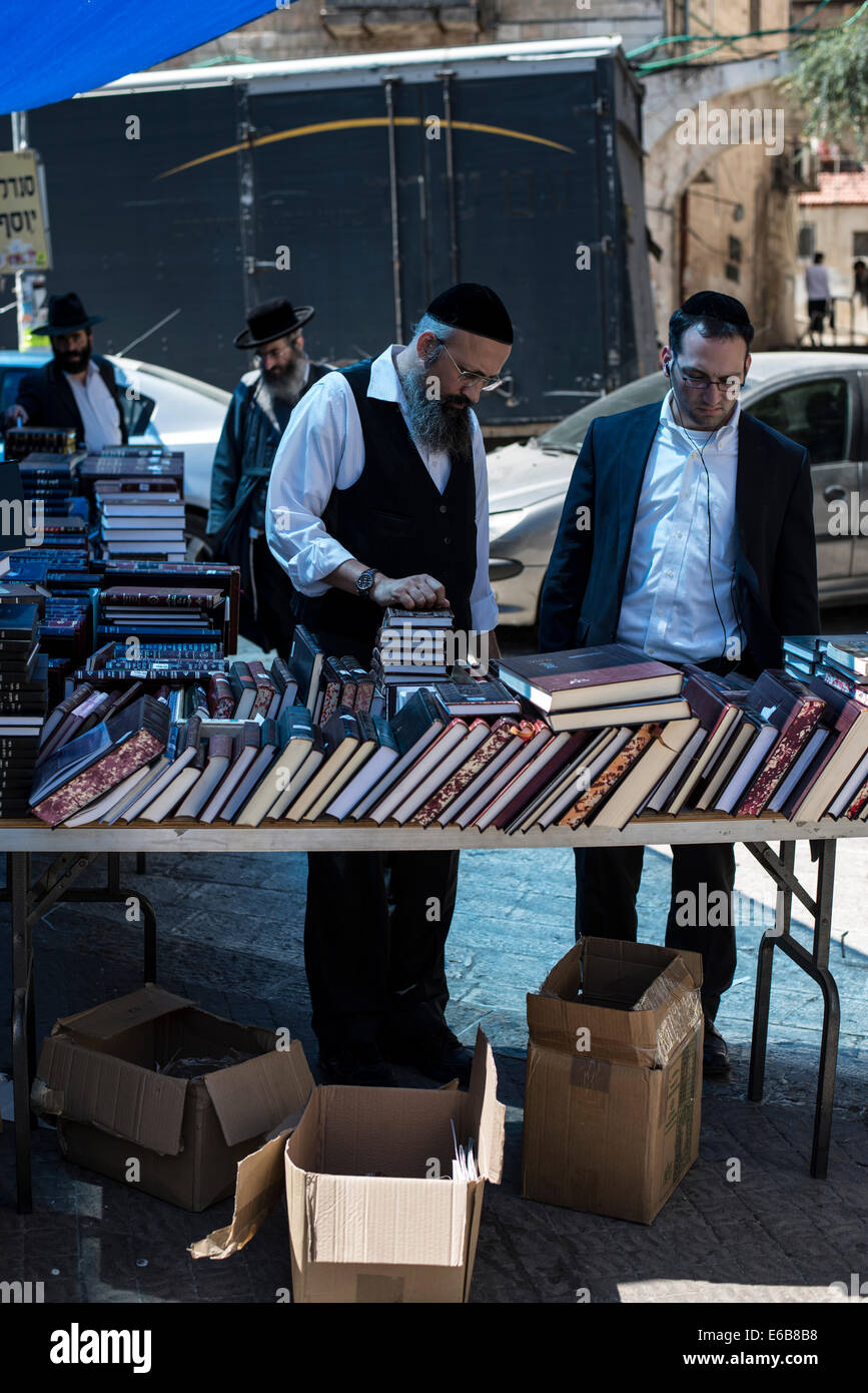 Meah Shearim,Gerusalemme (centinaia di Gates ) il vecchio quartiere di Gerusalemme Foto Stock