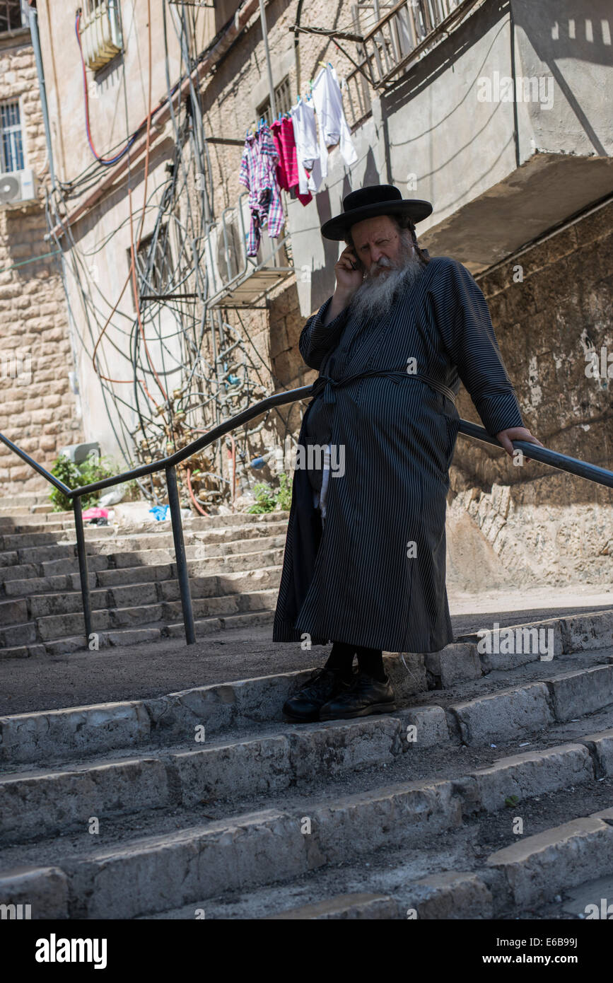 Meah Shearim,Gerusalemme (centinaia di Gates ) il vecchio quartiere di Gerusalemme Foto Stock