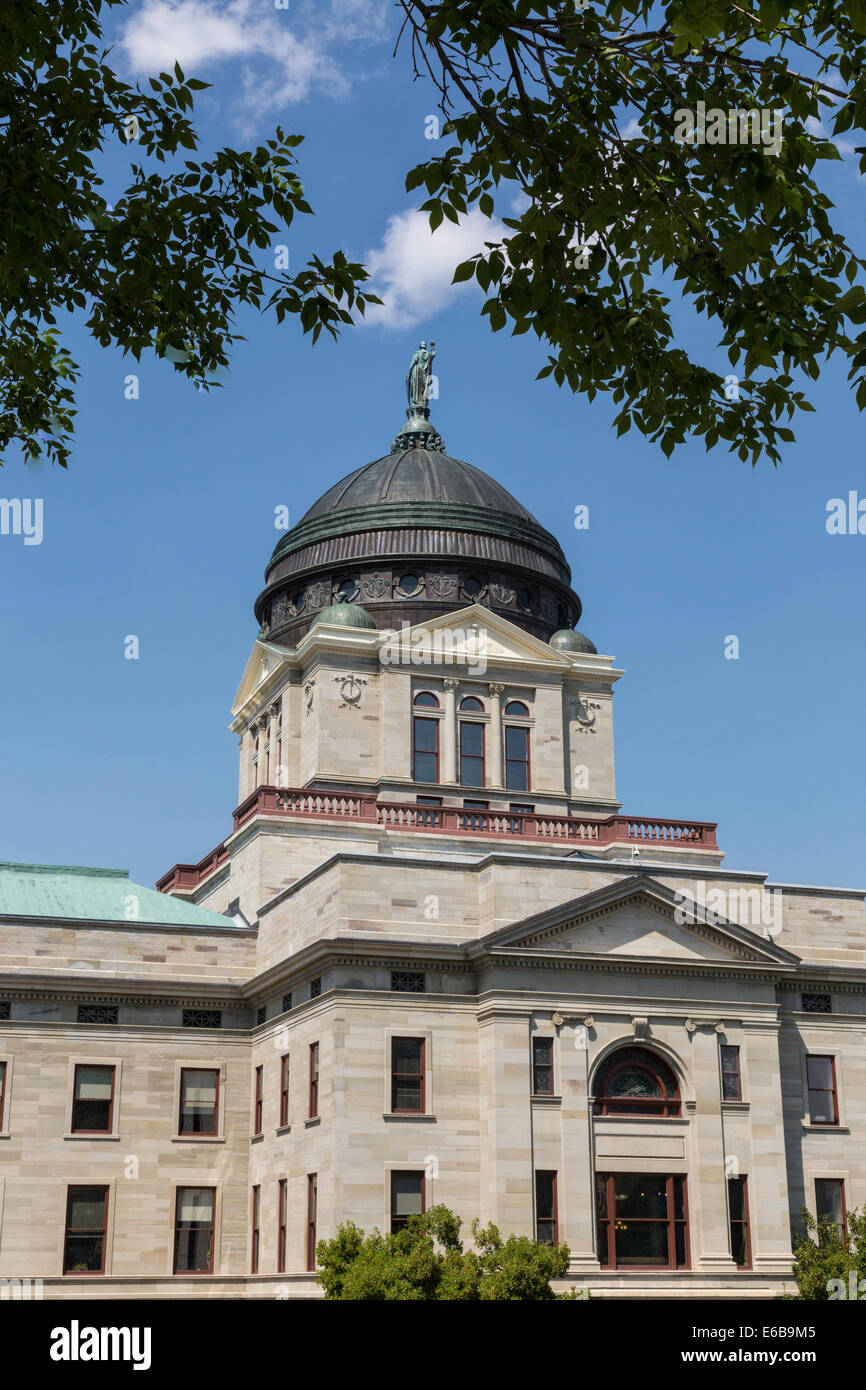 State Capitol, Helena, MT, STATI UNITI D'AMERICA Foto Stock