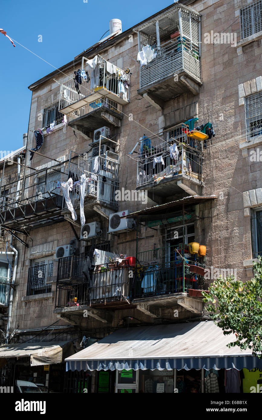 Meah Shearim,Gerusalemme (centinaia di Gates ) il vecchio quartiere di Gerusalemme Foto Stock