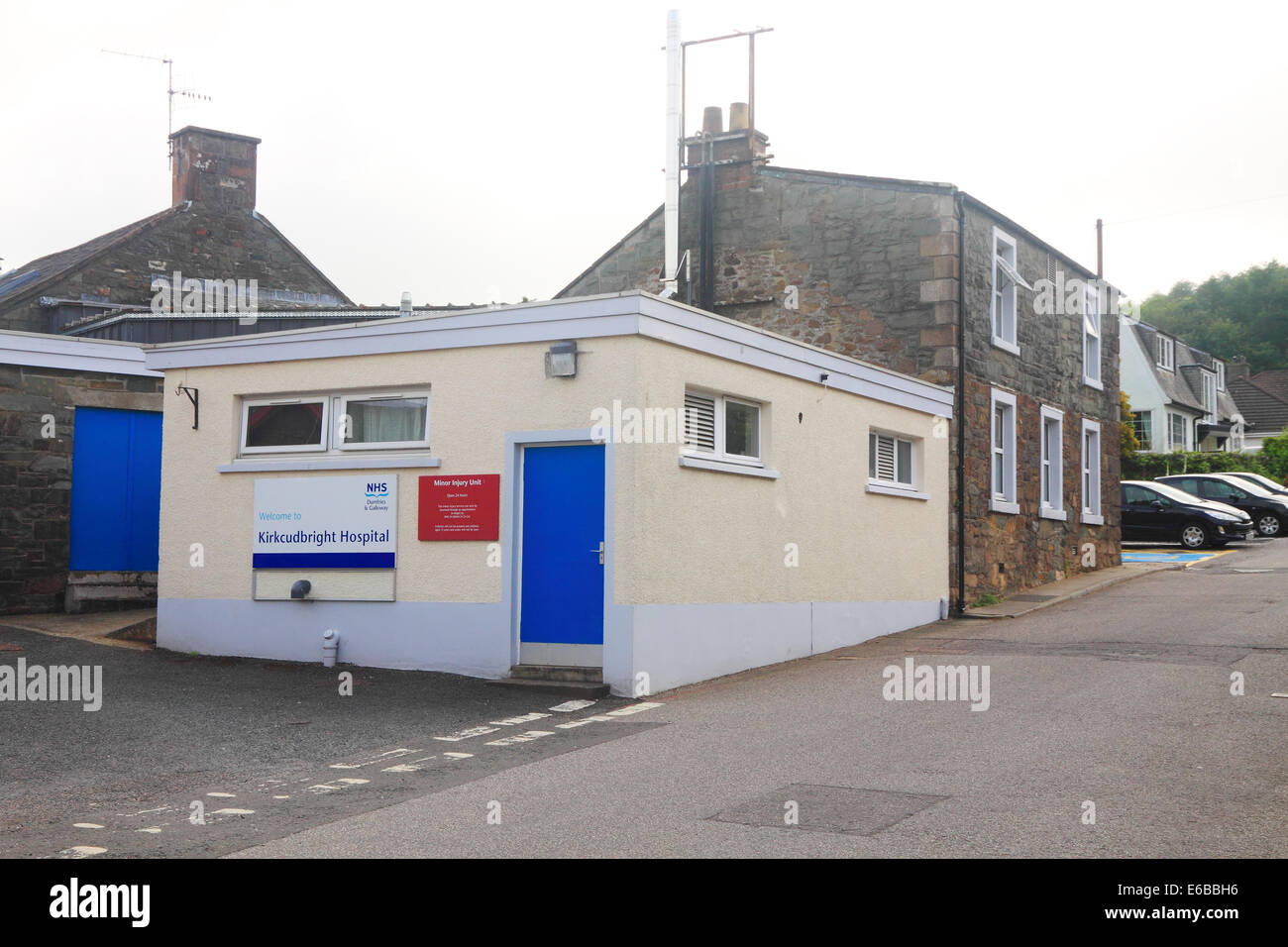 KIrkcudbright ospedale, una piccola unità di pregiudizio, Scozia Foto Stock