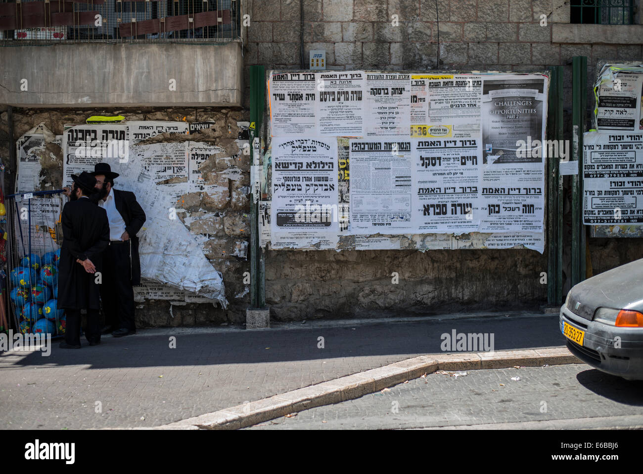 Meah Shearim,Gerusalemme (centinaia di Gates ) il vecchio quartiere di Gerusalemme Foto Stock