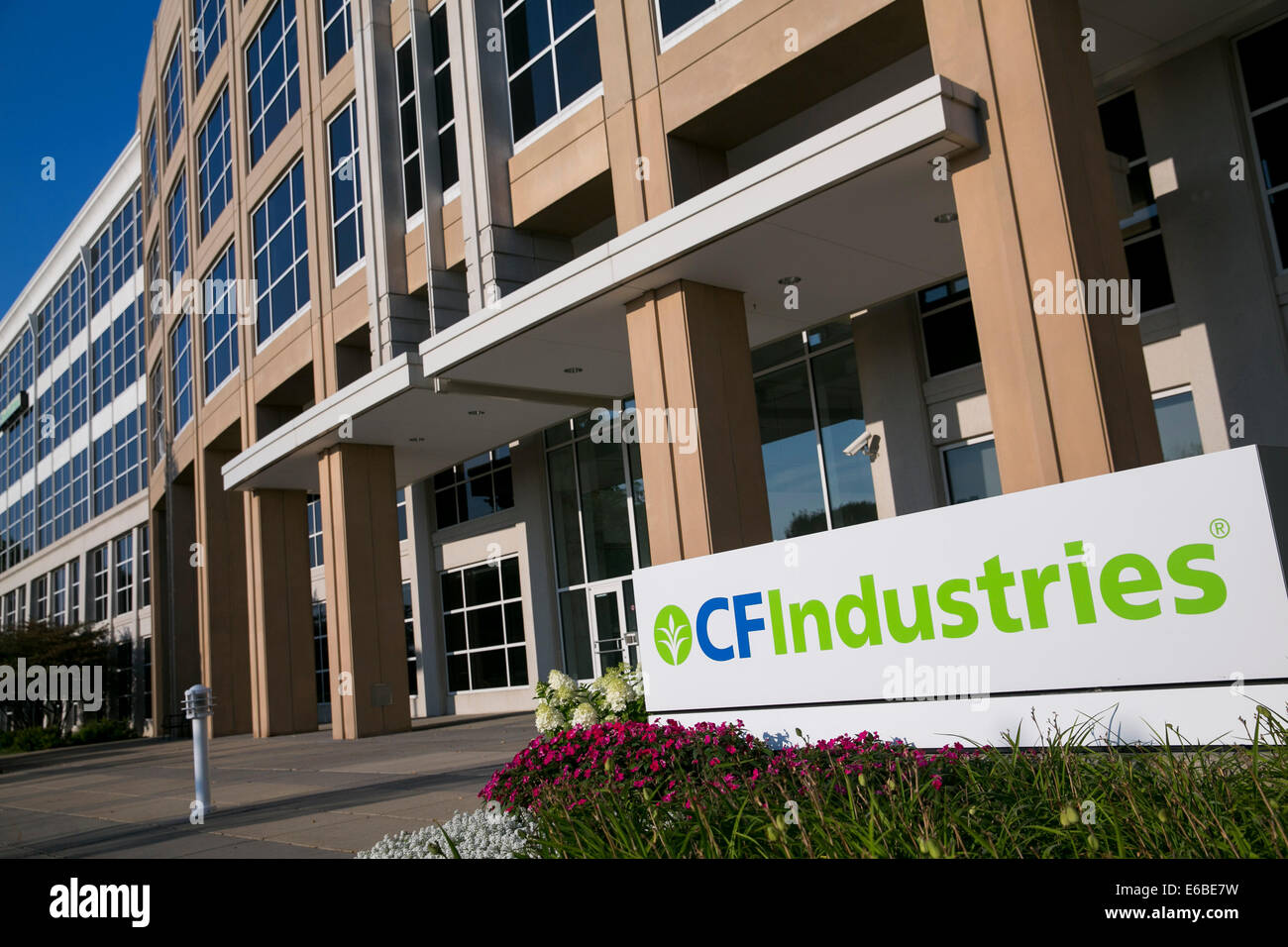 La sede centrale di CF Industries Holdings, Inc. a Deerfield, Illinois. Foto Stock