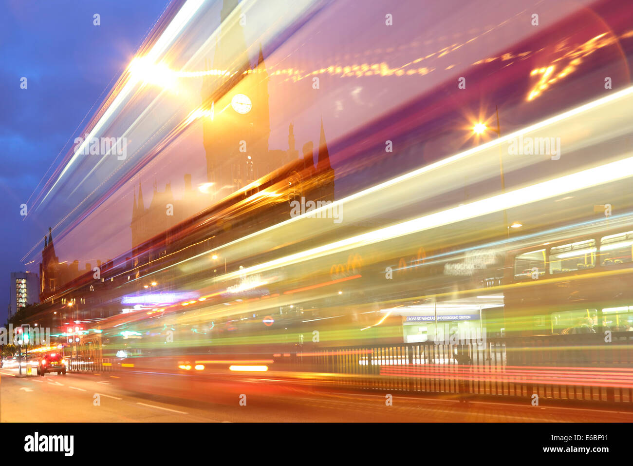 Großbritannien Gran Bretagna Londra King Cross Station Foto Stock