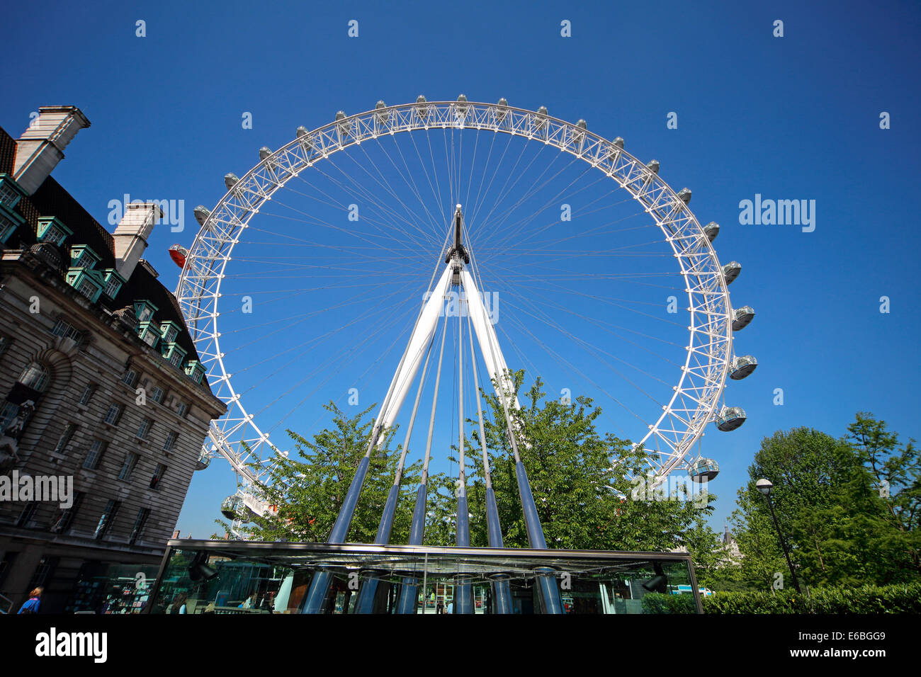 Großbritannien Gran Bretagna Londra London Eye Millennium Wheel Foto Stock