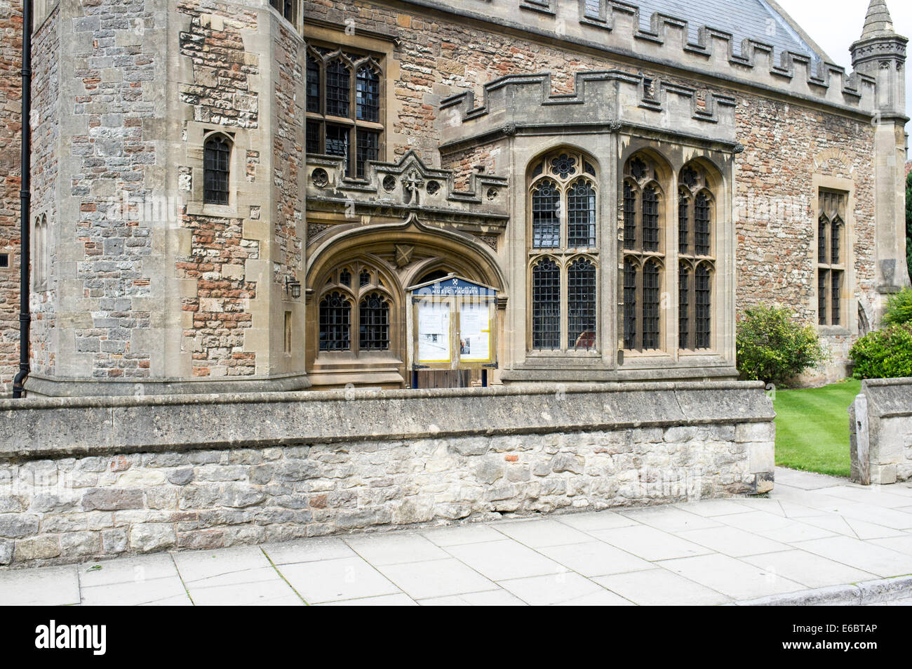 Cattedrale di Wells musica scuola di Facoltà Somerset REGNO UNITO Foto Stock