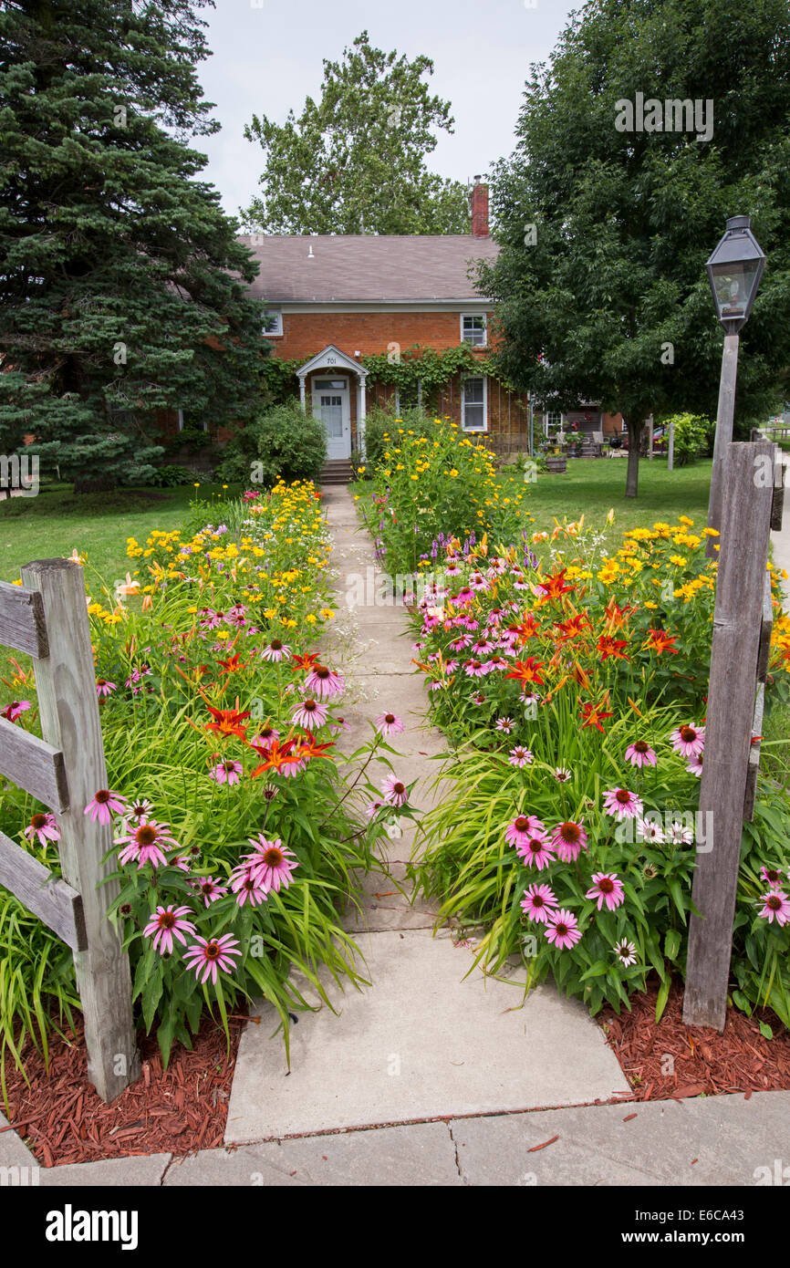 Amana, Iowa - l'Amana Heritage Museum presso la ex Amana comunale colonie, stabilito da immigrati tedeschi nel 1855. Foto Stock