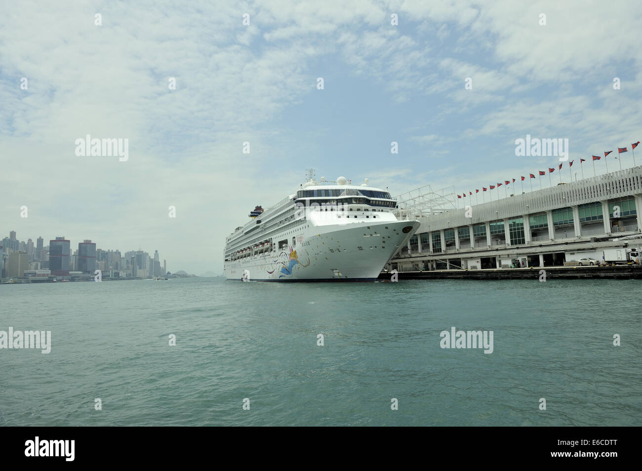 La nave di crociera, Porto di Hong Kong, Hong Kong, Cina Foto Stock