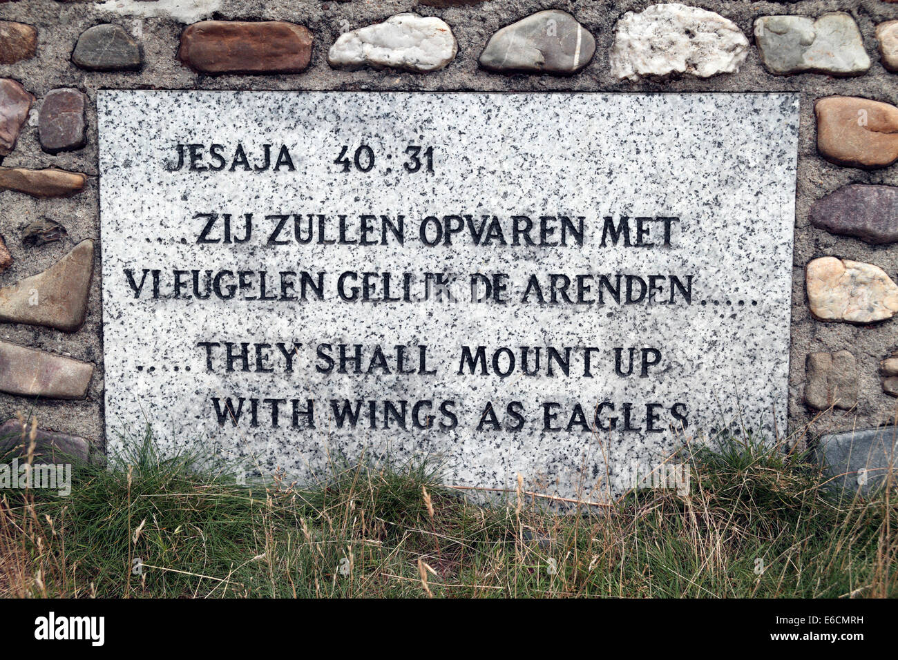 Airborne Memorial presso Ginkelse Heide, dove il britannico 1a Airborne sbarcati, a ovest di Arnhem, Paesi Bassi. Foto Stock