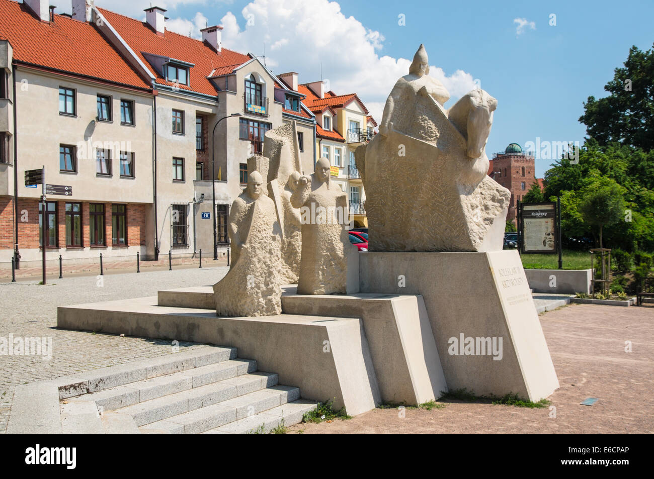 Boleslaw III Monumento di Wrymouth a Plock Polonia Foto Stock