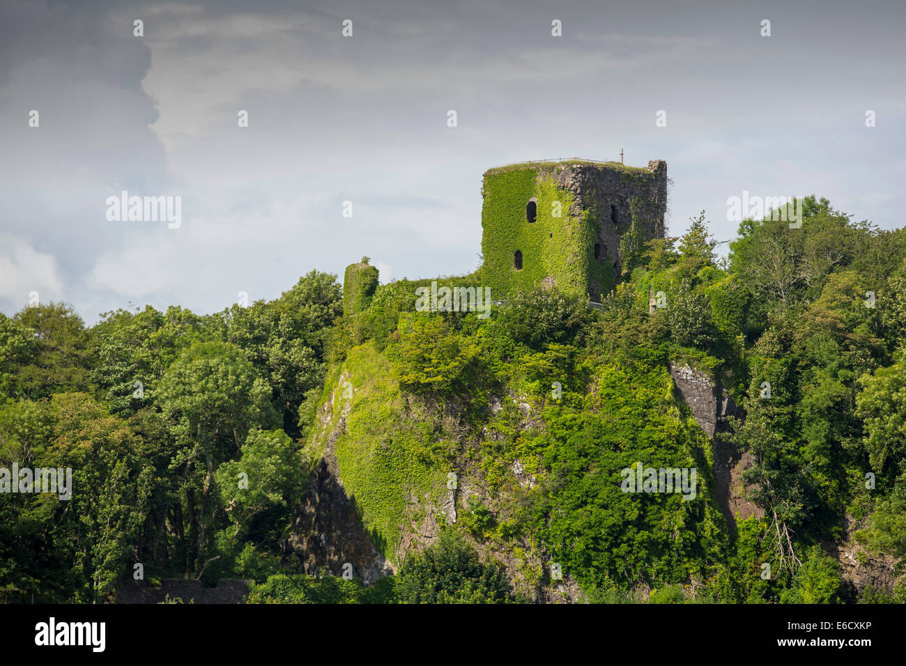 Dunollie Castello, Oban, Scotland, Regno Unito. Foto Stock