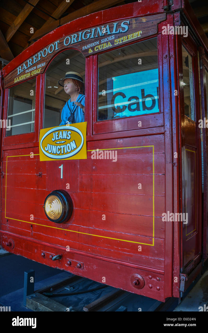 Cable car museum Wellington Nuova Zelanda Foto Stock