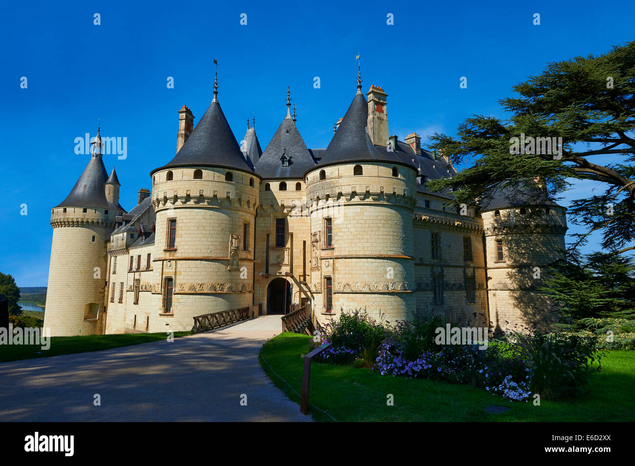 Castello di Chaumont, 15 ° secolo, Chaumont-sur-Loire, Loir-et-Cher, Francia Foto Stock