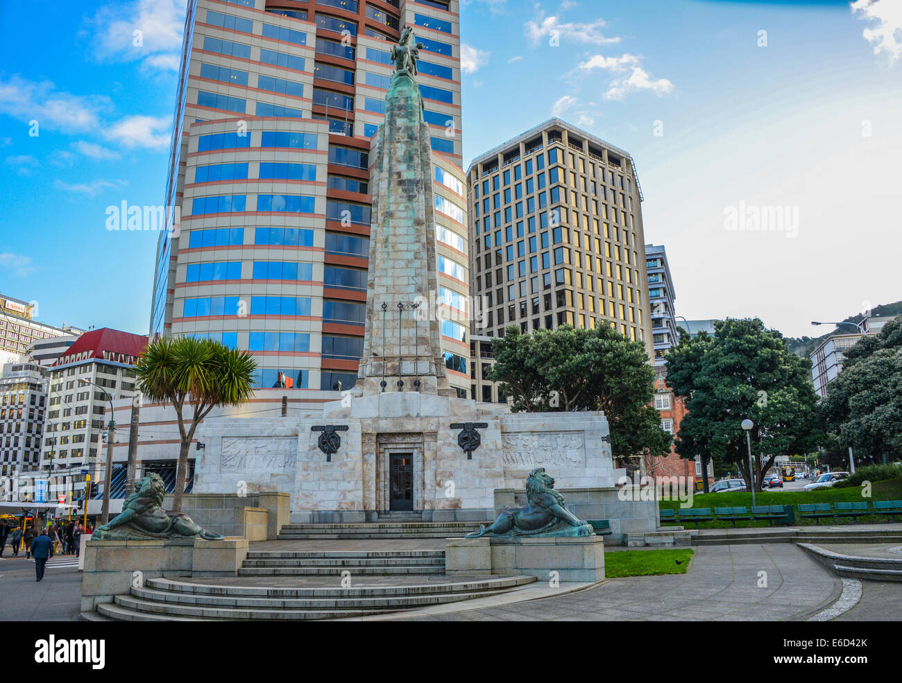 Wellington City nuova zelanda Foto Stock