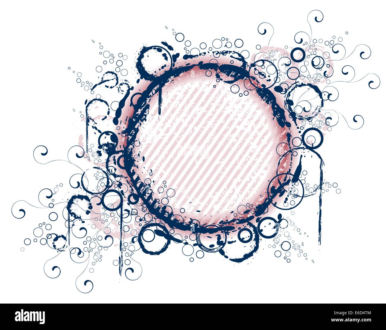 Testo Vettoriale banner con tutti gli elementi come separati oggetti modificabili Illustrazione Vettoriale